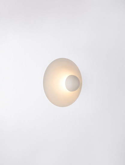 Nova Luce LED Wandleuchte Edem 9W warmweiss 3000K Beige Stahl Aluminium Ø25cm 9870050