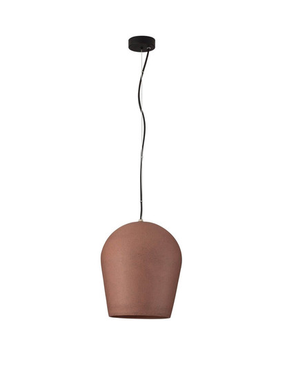 Nova Luce Pendelleuchte Omio E27 Rot Beton Ø29cm 9919100