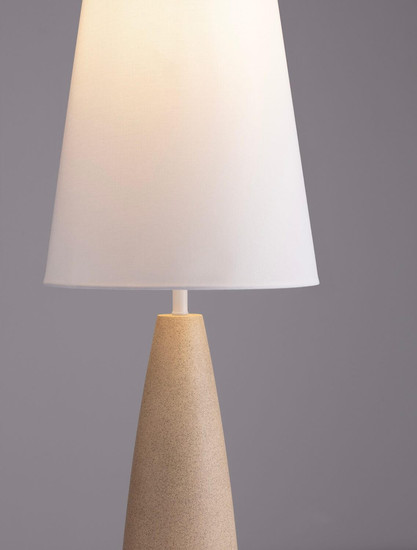 Nova Luce Stehleuchte Mizu E27 Creme Weiß Gips 130cm 9919103