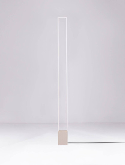 Nova Luce LED Stehleuchte Lithos 26W warmweiss 3000K Weiß Beton 161cm 9919104