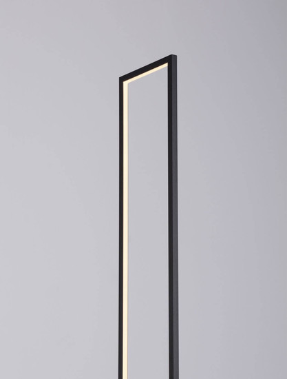 Nova Luce LED Stehleuchte Lithos 26W warmweiss 3000K Schwarz Anthrazit Beton 161cm 9919105