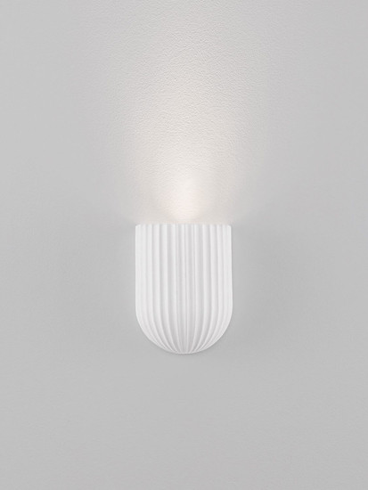 Nova Luce Wandleuchte Ammos GU10 Weiß Gips 16,5x12cm 9919116