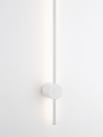 Nova Luce LED Außen-Wandleuchte Ridge 19W warmweiss 3000K IP65 salzwasserfest Weiß Aluminium 97x8cm 9923407