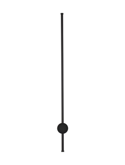 Nova Luce LED Außen-Wandleuchte Ridge 19W warmweiss 3000K IP65 salzwasserfest Schwarz Aluminium 97x8cm 9923408