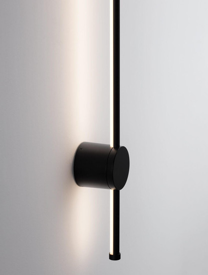Nova Luce LED Außen-Wandleuchte Ridge 19W warmweiss 3000K IP65 salzwasserfest Schwarz Aluminium 97x8cm 9923408