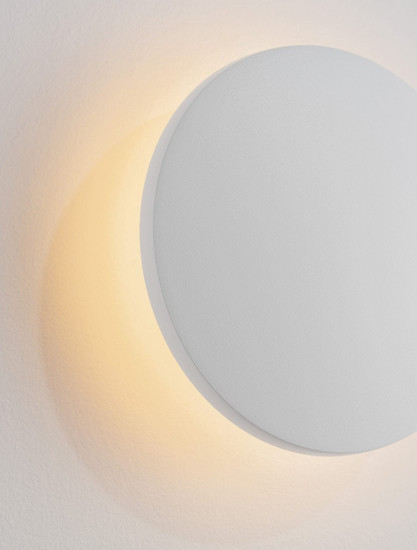 Nova Luce LED Außen-Wandleuchte Copper 7W warmweiss 3000K IP65 salzwasserfest Weiß Aluminium Ø13,5cm 9923411