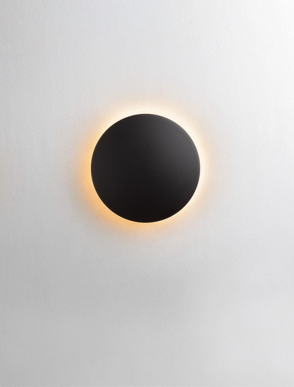 Nova Luce LED Außen-Wandleuchte Copper 9W warmweiss 3000K IP65 salzwasserfest Schwarz Aluminium Ø18cm 9923414