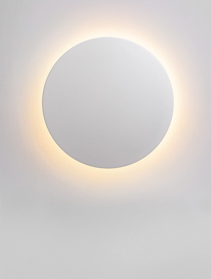 Nova Luce LED Außen-Wandleuchte Copper 16W warmweiss 3000K IP65 salzwasserfest Weiß Aluminium Ø30cm 9923417