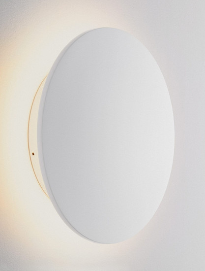 Nova Luce LED Außen-Wandleuchte Copper 16W warmweiss 3000K IP65 salzwasserfest Weiß Aluminium Ø30cm 9923417