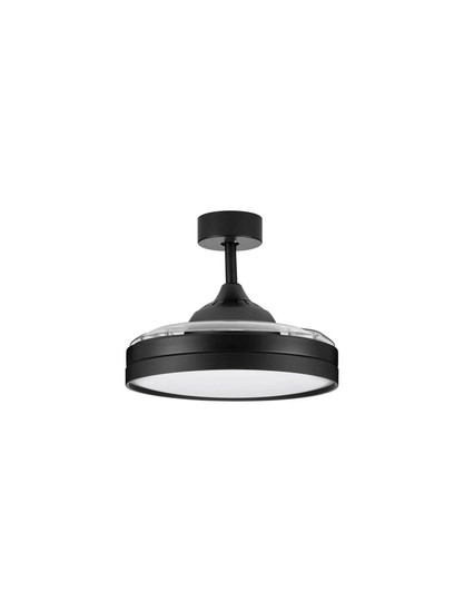 Nova Luce LED Deckenventilator Nevma 36W CCT warm-/neutral-/tageslichtweiss 3000/4000/6500K Schwarz Metall Ø107cm 9952377