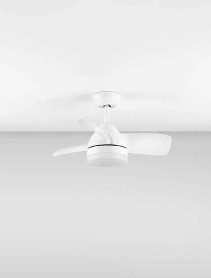 Nova Luce LED Deckenventilator Nerina 18W Weiß Metall Ø76cm 9952379