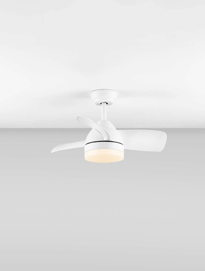 Nova Luce LED Deckenventilator Nerina 18W Weiß Metall Ø76cm 9952379