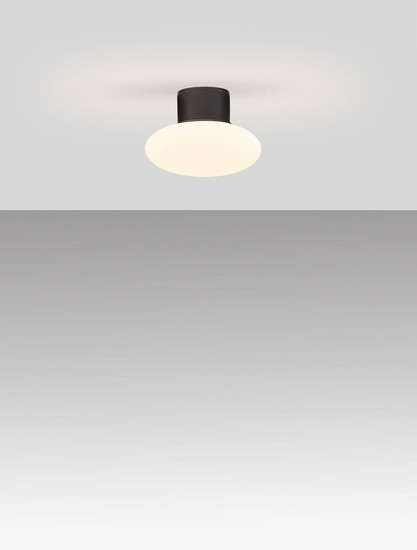 Nova Luce LED Außen-Deckenleuchte Ali 6W warmweiss 3000K IP65 salzwasserfest Anthrazit Aluminium Ø17,5cm 9971456