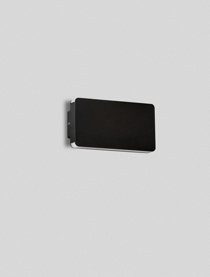 Nova Luce LED Außen-Wandleuchte Artu 10W warmweiss 3000K IP65 Schwarz Aluminium 17,5x9,5cm 9971460