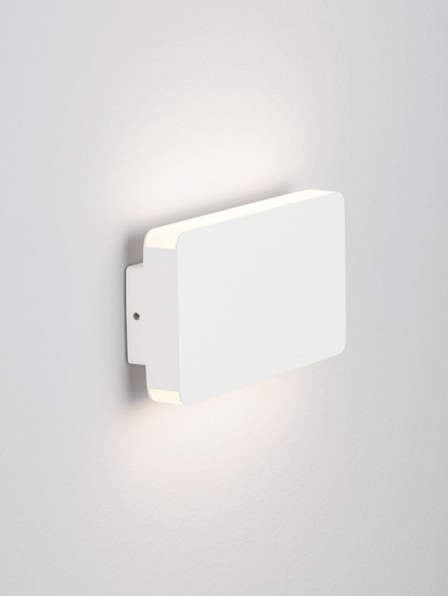 Nova Luce LED Außen-Wandleuchte Artu 10W warmweiss 3000K IP65 Weiß Aluminium 17,5x9,5cm 9971461