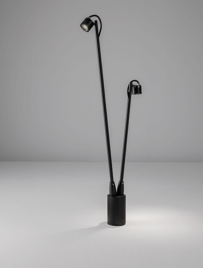 Nova Luce LED Wegeleuchte Sento schwenkbar 6W warmweiss 3000K IP65 salzwasserfest Anthrazit Aluminium 70cm 9971465