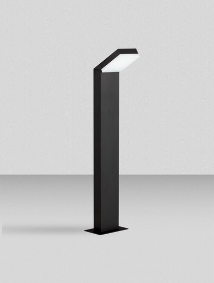 Nova Luce LED Wegeleuchte Farge 12W warmweiss 3000K IP65 salzwasserfest Anthrazit Aluminium 76cm 9971478