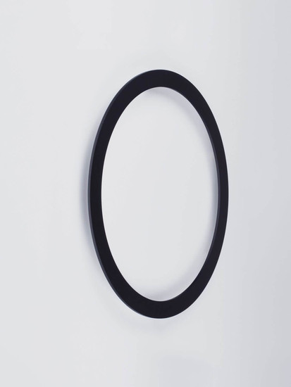 Nova Luce LED Wandleuchte Lyb 32W warmweiss 3000K Schwarz Aluminium Ø50cm 9980577