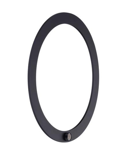 Nova Luce LED Wandleuchte Lyb 27W warmweiss 3000K Schwarz Aluminium Ø40cm 9980579