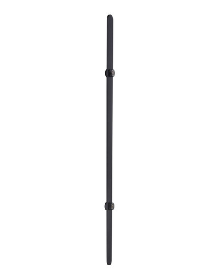 Nova Luce LED Wandleuchte Lyb 19W warmweiss 3000K Schwarz Aluminium 85x4cm 9980581