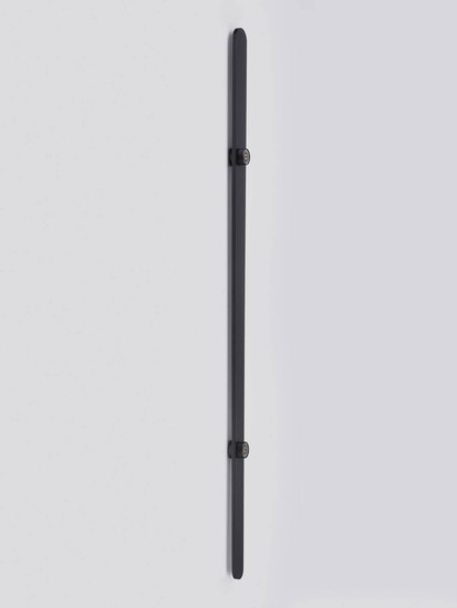 Nova Luce LED Wandleuchte Lyb 19W warmweiss 3000K Schwarz Aluminium 85x4cm 9980581