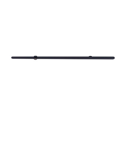 Nova Luce LED Wandleuchte Lyb 19W warmweiss 3000K Schwarz Aluminium 85x4cm 9980582