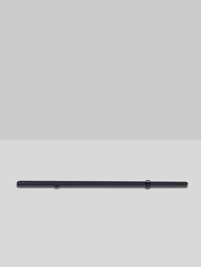Nova Luce LED Wandleuchte Lyb 19W warmweiss 3000K Schwarz Aluminium 85x4cm 9980582