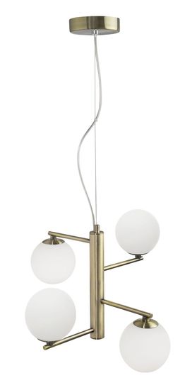 Nova Luce AGRIGENTO Pendelleuchte G9 4-fach Gold 150x35cm dimmbar 1700306002