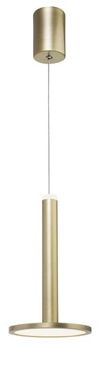 Nova Luce PALENCIA LED Pendelleuchte Messing 10W Warmweiss 120x15cm 1703301201