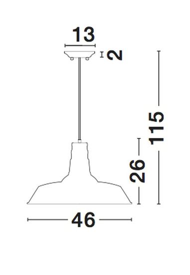 Nova Luce OSTERIA Pendelleuchte E27 Weiß 115x46cm dimmbar 420202