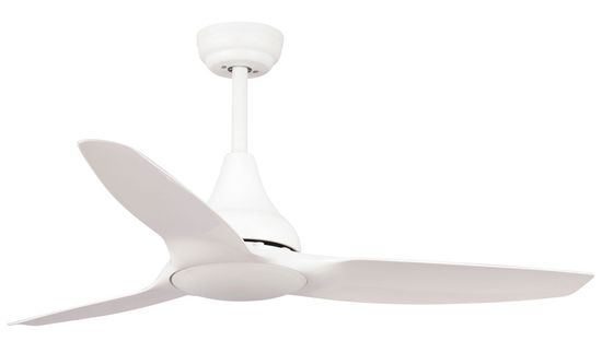 Nova Luce SAMOA LED Ventilator Weiß 18W Warmweiss 35-48x122cm 5267301