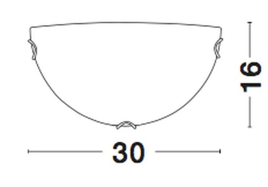 Nova Luce GIORNO Wandleuchte E27 Weiß 30x7,5x16cm dimmbar 605803