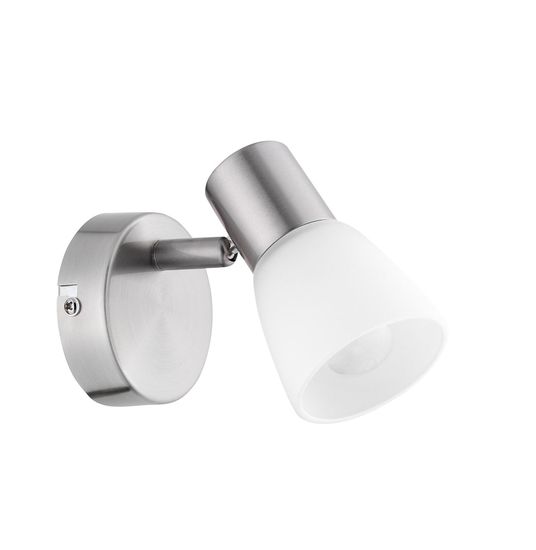 Nova Luce PUBLICO Deckenleuchte E14 Nickel 8x13x10,5cm dimmbar 667001