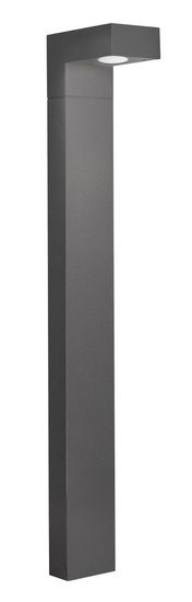 Nova Luce APOLLO LED Wegeleuchte Grau 5W IP54 Warmweiss 9x15x80cm 713311