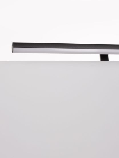 Nova Luce GLIM LED Wandleuchte Schwarz 18W IP44 Warmweiss 63x6,5x6,5cm 787015