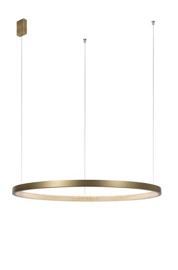 Nova Luce VEGAS LED Pendelleuchte Messing 35W Warmweiss 180x108cm 86016805