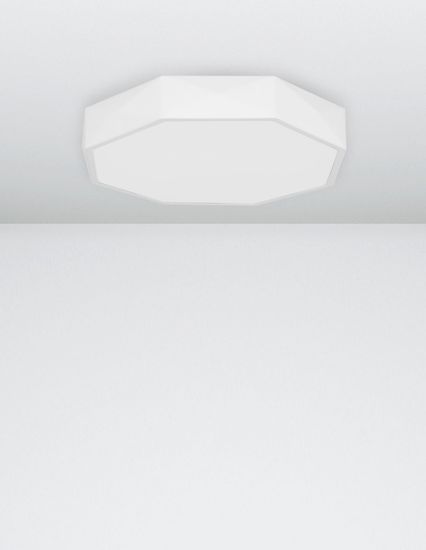 Nova Luce EBEN LED Deckenleuchte Weiß 24W Warmweiss 6x40cm 9001492
