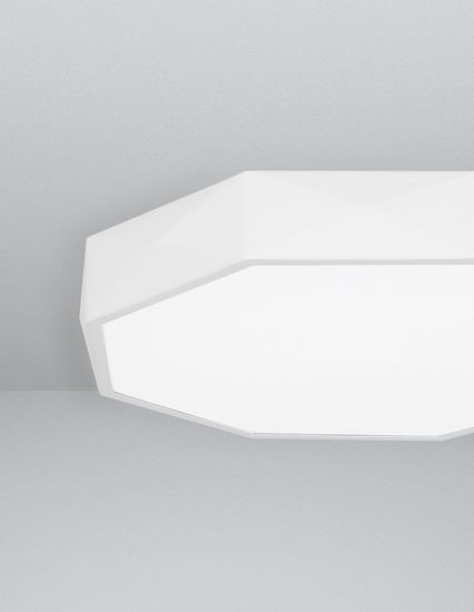 Nova Luce EBEN LED Deckenleuchte Weiß 24W Warmweiss 6x40cm 9001492