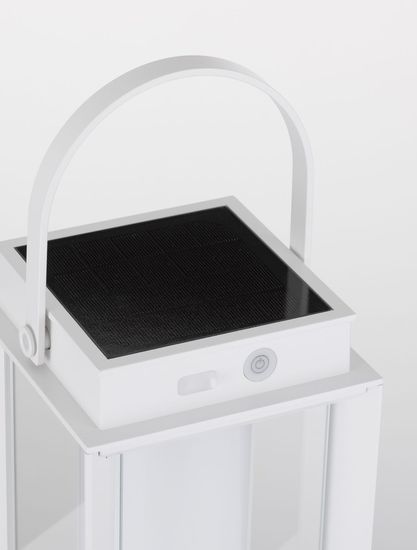 Nova Luce VERHAL LED Dekorative Stehleuchte Weiß 2W IP54 Warmweiss 16x16x47,5cm dimmbar 9002861