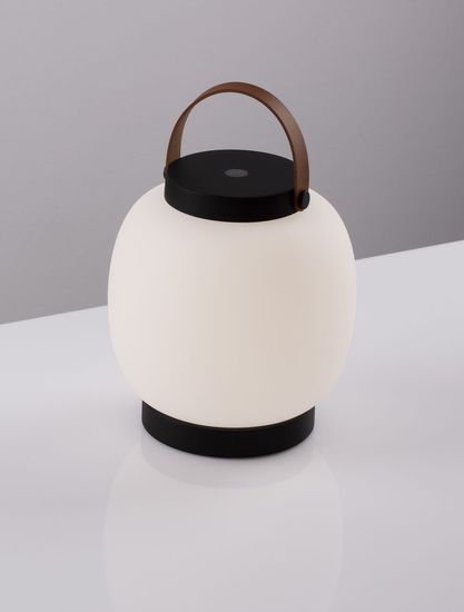 Nova Luce JIGRA LED Dekorative Stehleuchte Schwarz 2W IP54 Warmweiss 16x16x22,8cm dimmbar 9002876