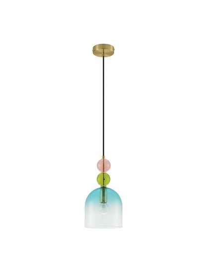 Nova Luce MURANO Pendelleuchte E14 Gold 184,5x16cm dimmbar 9009233