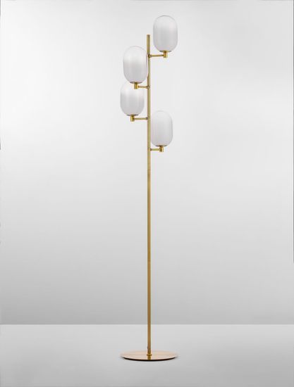 Nova Luce BALOR Stehlampe G9 4-fach Gold 28x52,8x165cm 9009248