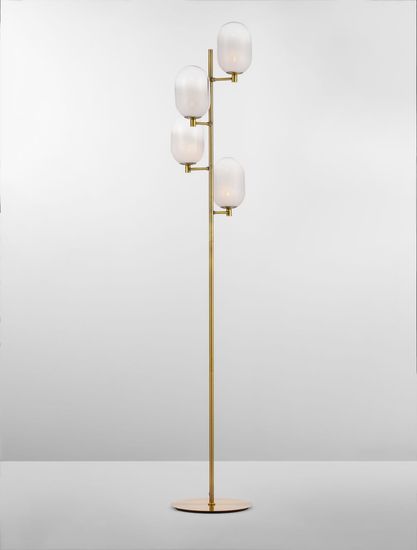 Nova Luce BALOR Stehlampe G9 4-fach Gold 28x52,8x165cm 9009248