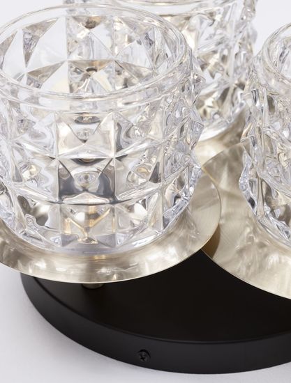 Nova Luce LAWAN Deckenleuchte G9 3-fach Gold 20x36cm dimmbar 9009293