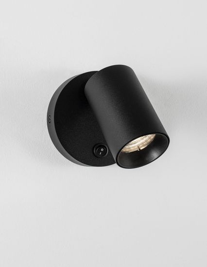 Nova Luce NET Wandleuchte GU10 Schwarz 10,5x5,7cm dimmbar 9011922