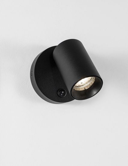 Nova Luce NET Wandleuchte GU10 Schwarz 10,5x5,7cm dimmbar 9011922