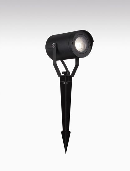 Nova Luce KIMIKO Spießleuchte GU10 Schwarz 10W IP54 7x12,5x21cm dimmbar 9026127