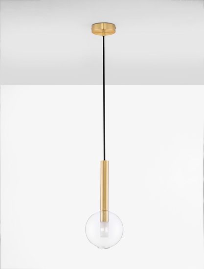 Nova Luce AMELIA Pendelleuchte G9 Gold 150x15cm dimmbar 9028832