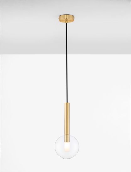 Nova Luce AMELIA Pendelleuchte G9 Gold 150x15cm dimmbar 9028832