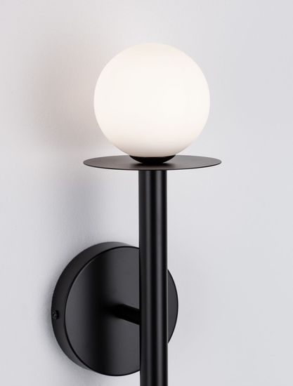 Nova Luce PIELO Wandleuchte G9 Schwarz 12x14x45cm dimmbar 9043310